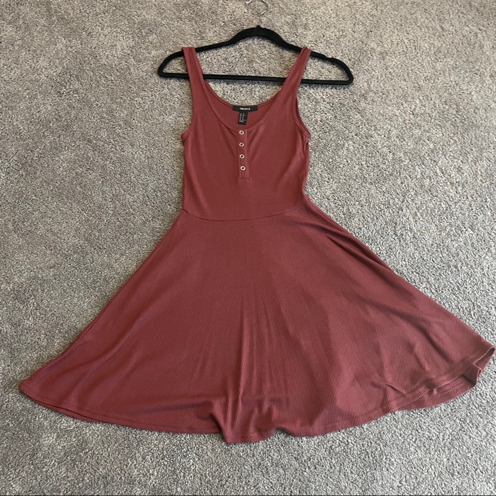 Forever 21 Short-sleeved Tank Dress